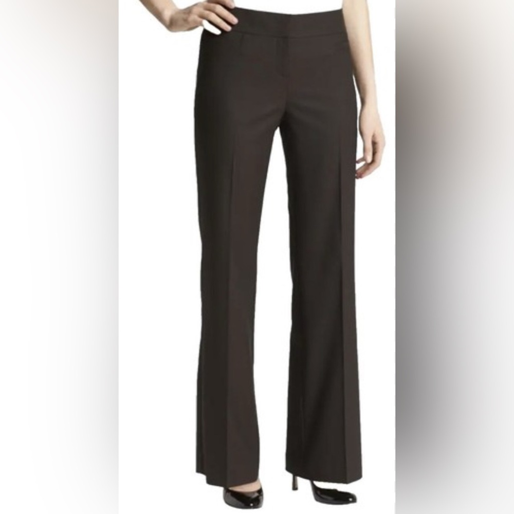 Halogen Whitney Fit Straight Leg Office Pants Size 12 Charcoal